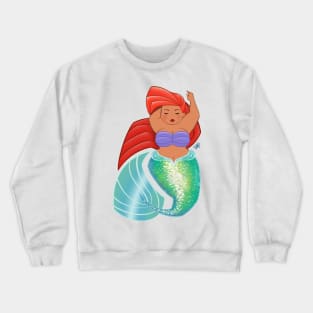 Fluffy Mermaid Crewneck Sweatshirt